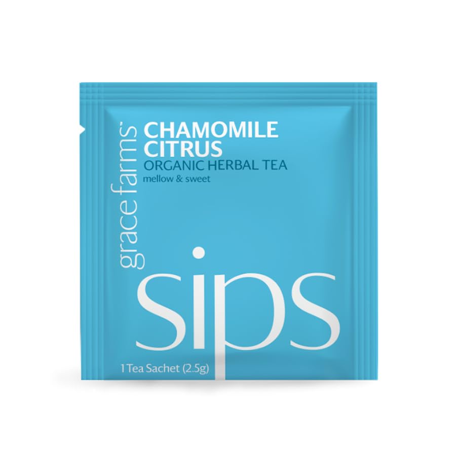 Organic CHAMOMILE CITRUS Herbal Tea (100 Count)
