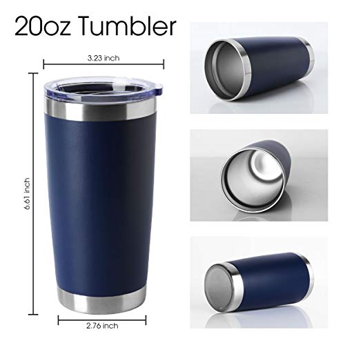 20oz Stainless Steel Tumblers Bulk (4 Count)