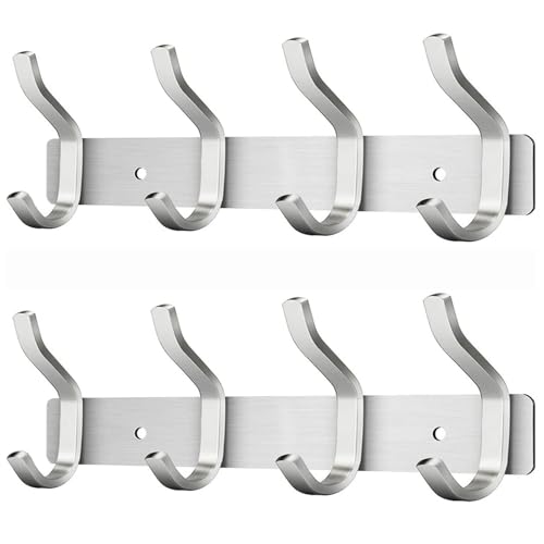 2 Pack Coat Rack Wall Mount (2 Count)