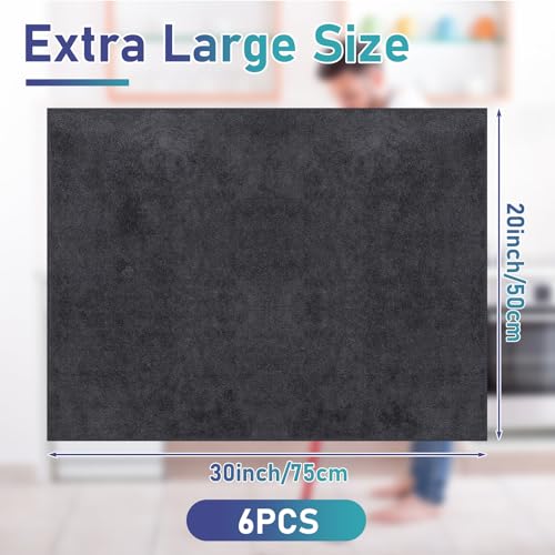 6 Pcs Extra Large Microfiber Cleaning Cloth (6 Count)