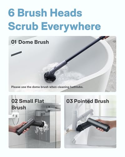 Cordless Electric Spin Scrubber