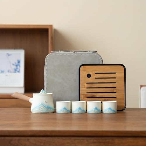Portable Chinese Tea Set with Carry Bag