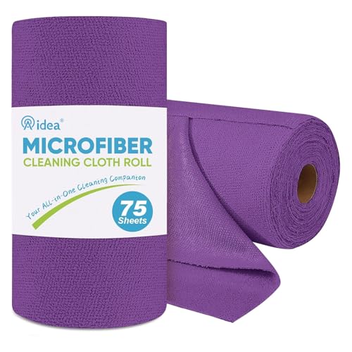Microfiber Cleaning Cloth Roll (75 Count)