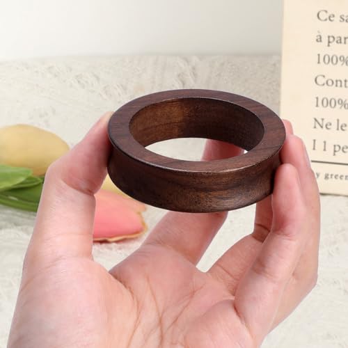Pack of 3 Wooden Sphere Holder Display Stand for Crystal Sport Ball (3 Count)
