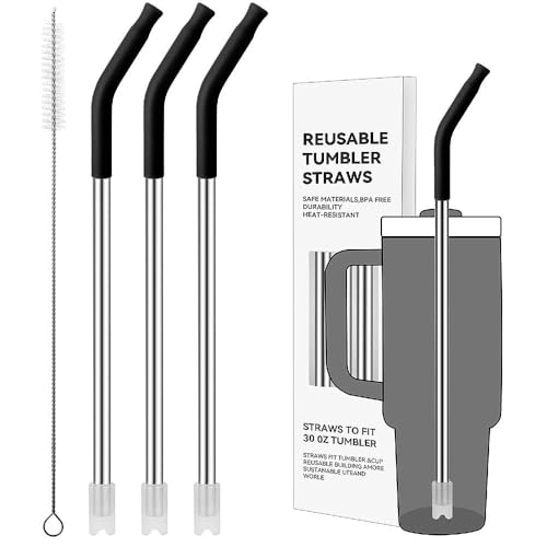 Straight Metal Straws for Stanley 30oz