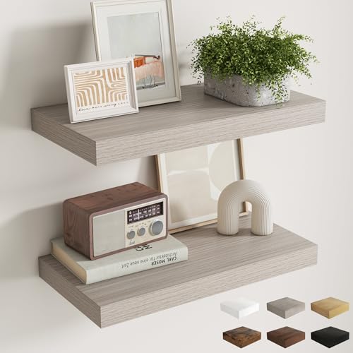 12 Inch Deep Floating Shelves for Wall (2 Count)