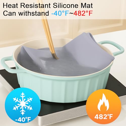 Silicone Mat 35.4"x23.6" Silicone Mats for Kitchen Counter Heat Resistant Mats for Countertop