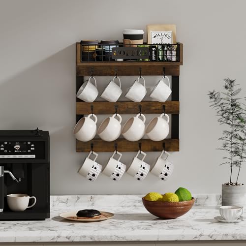 Coffee Cup Holder Wall Mounted