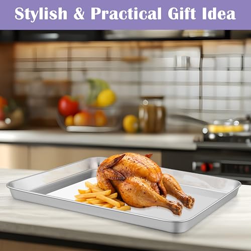 Large Baking Sheet with Wire Rack (4 Count)