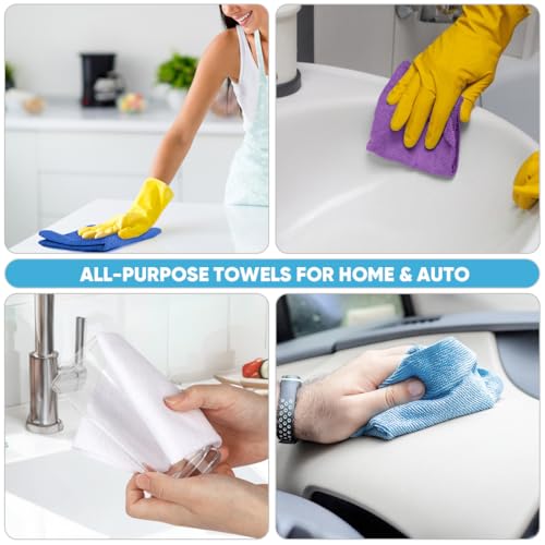 Microfiber Cleaning Cloth Roll (75 Count)