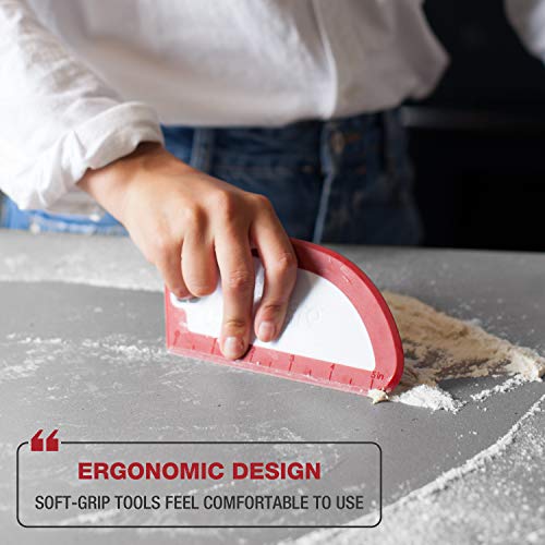 Artisan Bread Whisk and Bench Scraper Duo (2 Count)