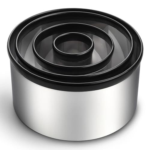 Stainless Steel Dough Blender & Biscuit Cutter Set for Baking