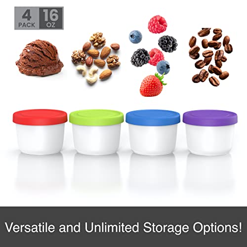 16oz Ice Cream Containers (4 Count)