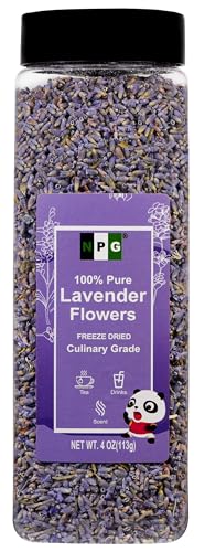 Freeze Dried Lavender Flowers 4 Oz (4 Ounce)