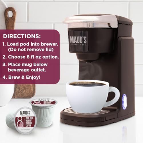 Chicory Flavored Dark Roast Coffee Pods (18 Count)