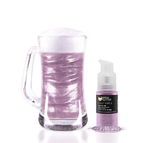 Light Purple BREW GLITTER Edible Glitter For Drinks