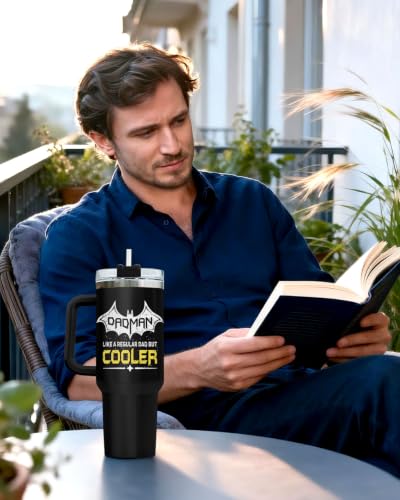 Dad Dadman Funny 40 oz Tumbler with Handle