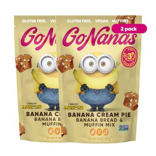 Minions Banana Cream Pie Banana Bread & Muffin Mix (23.8 Ounce)
