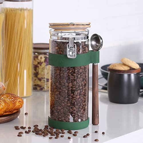 KKC Vacuum Sealed Coffee Bean Storage Container with Scoop