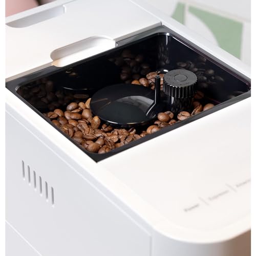 Cafe Affetto Automatic Espresso Machine & Milk Frother with Built In & Adjustable Espresso Bean Grinder