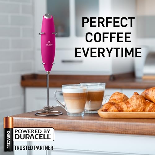 Powerful Milk Frother Wand With Duracell Batteries