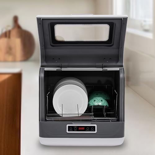 800W Portable Countertop Dishwasher