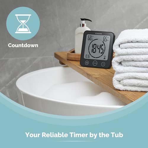 Shower Clock Waterproof Bathroom Timer