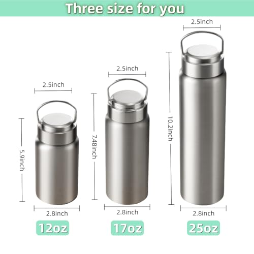 25oz Wide Mouth Vacuum Insulated Water Bottle with Tea Infuser