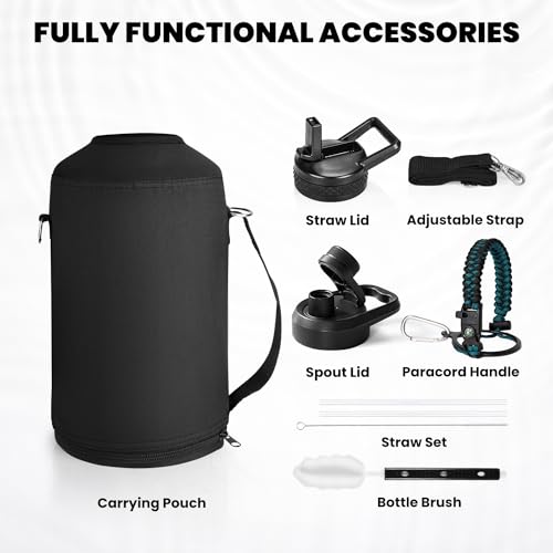 One Gallon Water Bottle Insulated 128 oz
