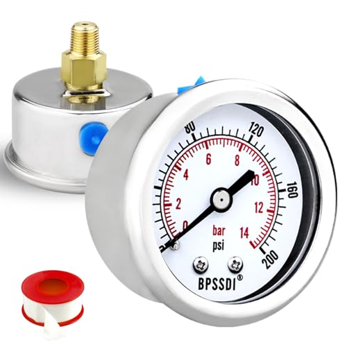 0 200 Psi Low Pressure Gauge