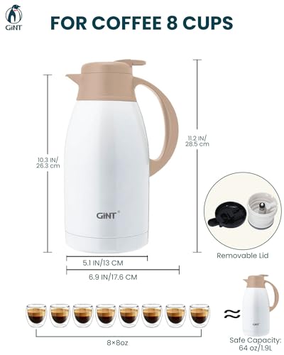 Stainless Steel Thermal Coffee Carafe