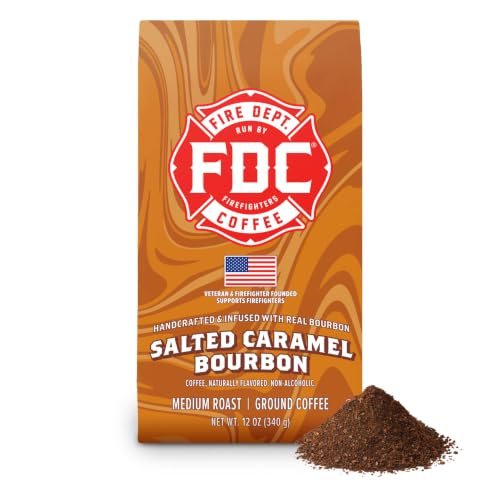 Salted Caramel Bourbon Infused Ground Coffee (12 Ounce)