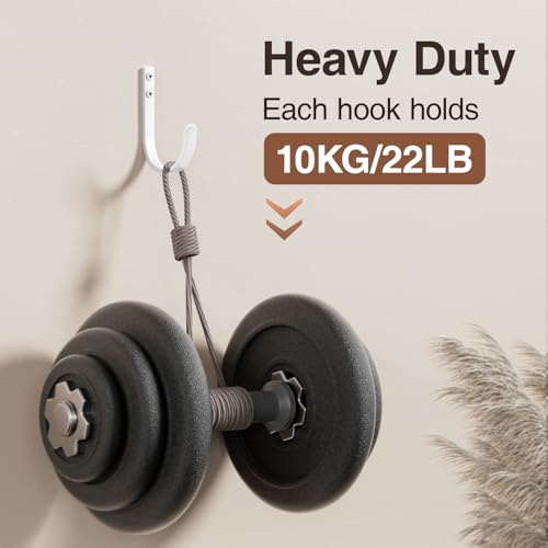 22LB Wall Hooks for Hanging Towel (5 Count)