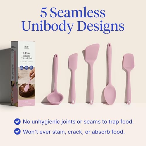 5 Piece Silicone Kitchen Utensils Set (5 Count)