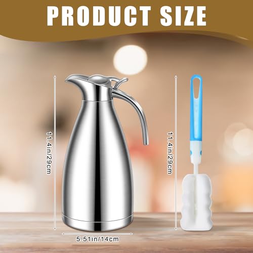 2 Pcs 68oz Thermal Coffee Carafe for Keeping Hot (2 Count)