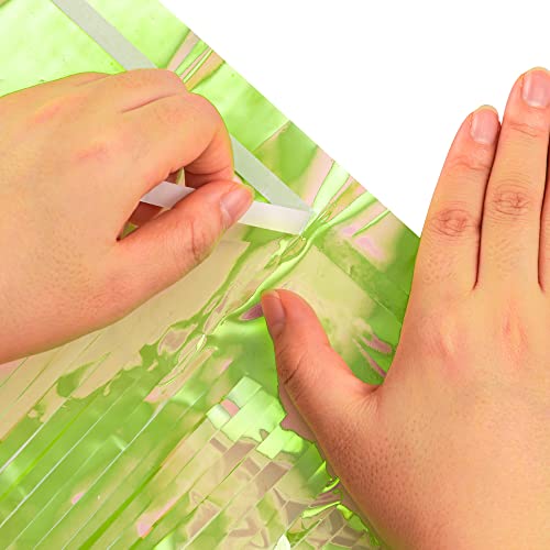 Iridescent Foil Fringe Curtains (2 Count)
