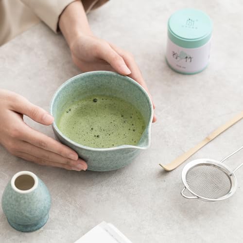 Matcha Set Matcha Whisk Set Includes 17 oz Matcha Bowl