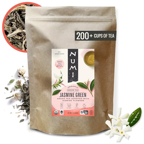 Organic Jasmine Green Tea 16 Ounce Pouch Brews 200 Cups