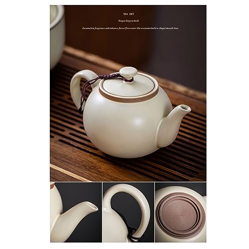 Tea Set Tea Set Tea Cup setLight Luxury Ru Kiln Kung Fu Tea Set