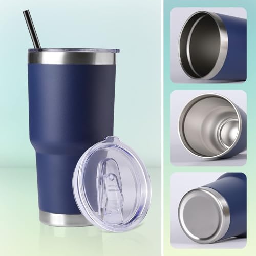 30oz Tumbler Bulk with Lid and Straw (8 Count)