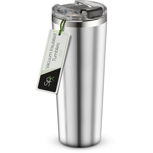 22 oz Insulated Coffee Tumbler with Leakproof Lid