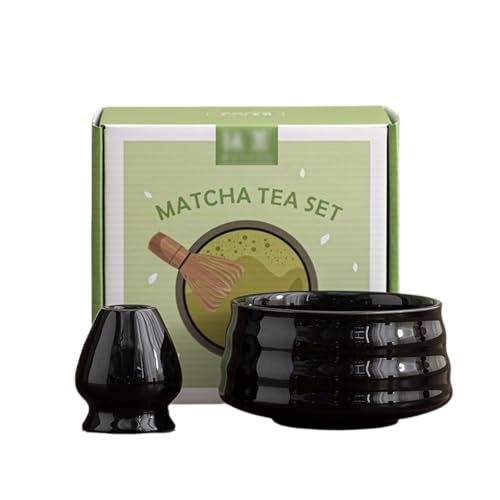 Ceramic Matcha Kit for Breakfast Afternoon Tea Contains Bowl Tea Brush Stand