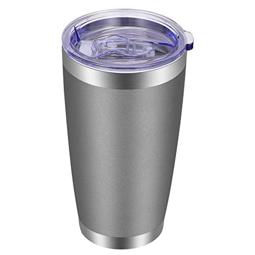 20oz Tumbler with Lid and Straw Stainless Steel Tumbler Cup Vacuum Insulated Double Wall Travel Coffee Mug Powder Coated Coffee Cup