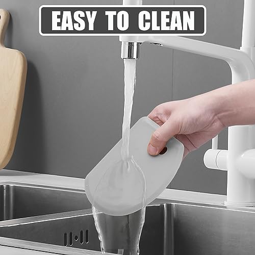 Flexible Curved Edge Silicone Bowl Scraper Dough Scraper Baking Bread