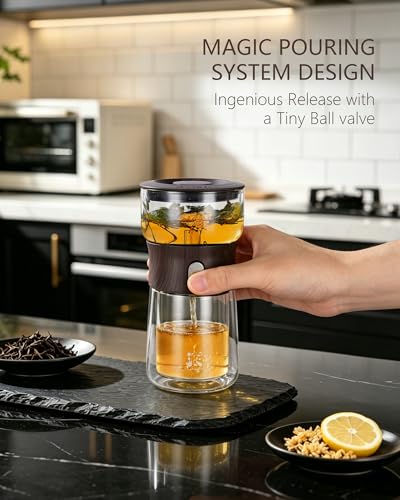 Small Glass Tea Infuser Pot