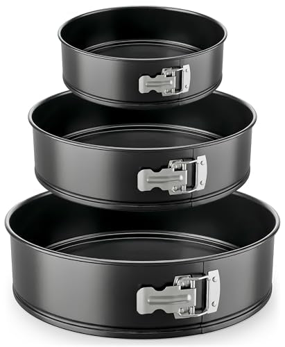 3 Piece Nonstick Springform Pan Set