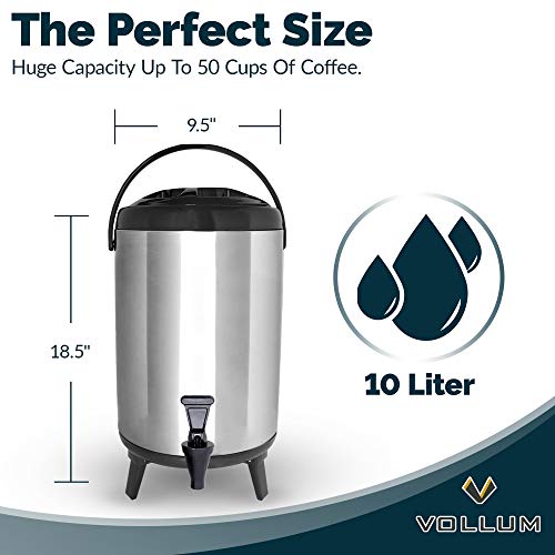 Stainless Steel Insulated Beverage Dispenser