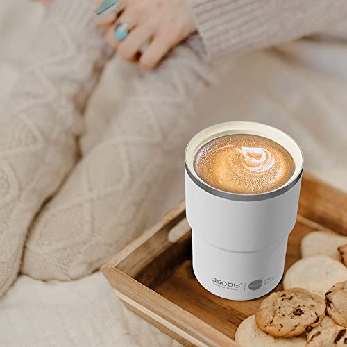 Travel Mug Ceramic Coated Stainless Steel Insulated with Leak and Spill Proof Lid