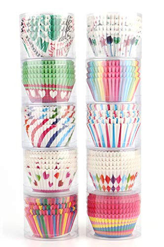 1000 Pack Paper Baking Cups Cupcake Liners Muffin Liner (1000 Count)