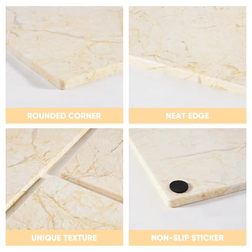 Natural Marble Cutting Board for Kitchen Pastry Bread
